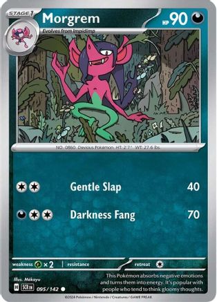 Image of Morgrem 095/142  - Reverse Holofoil SV07 Stellar Crown - Common